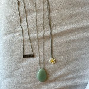 Boho hippie layering necklace bundle